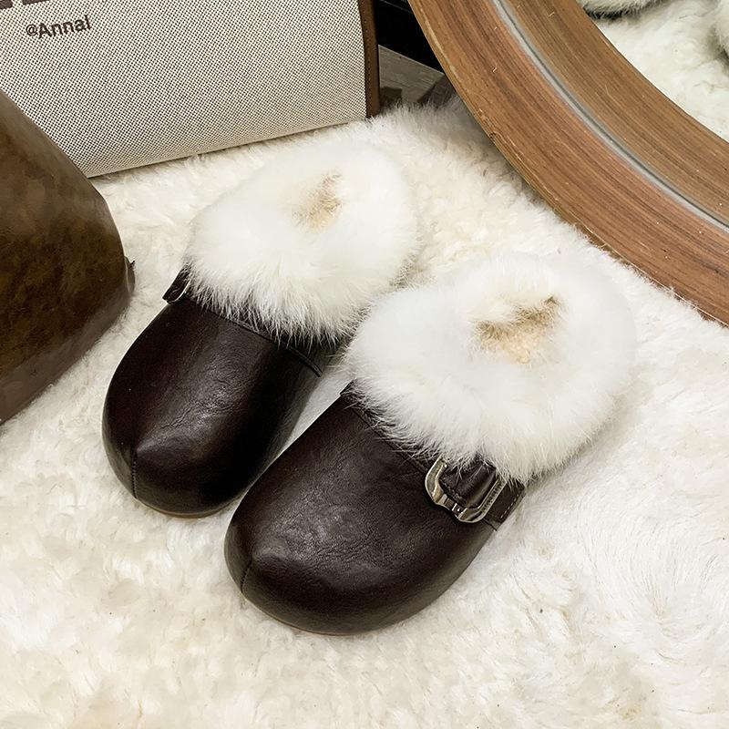 Autumn and Winter New Cotton Slippers Women's 2025 Outdoor Wear Waterproof, Non-slip and Warm Indoor Warm Soft Bottom Couple Cotton Slippers