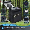 Zukida Car Trash , Car Storage Case, Waterproof Car Trash with Lid, High