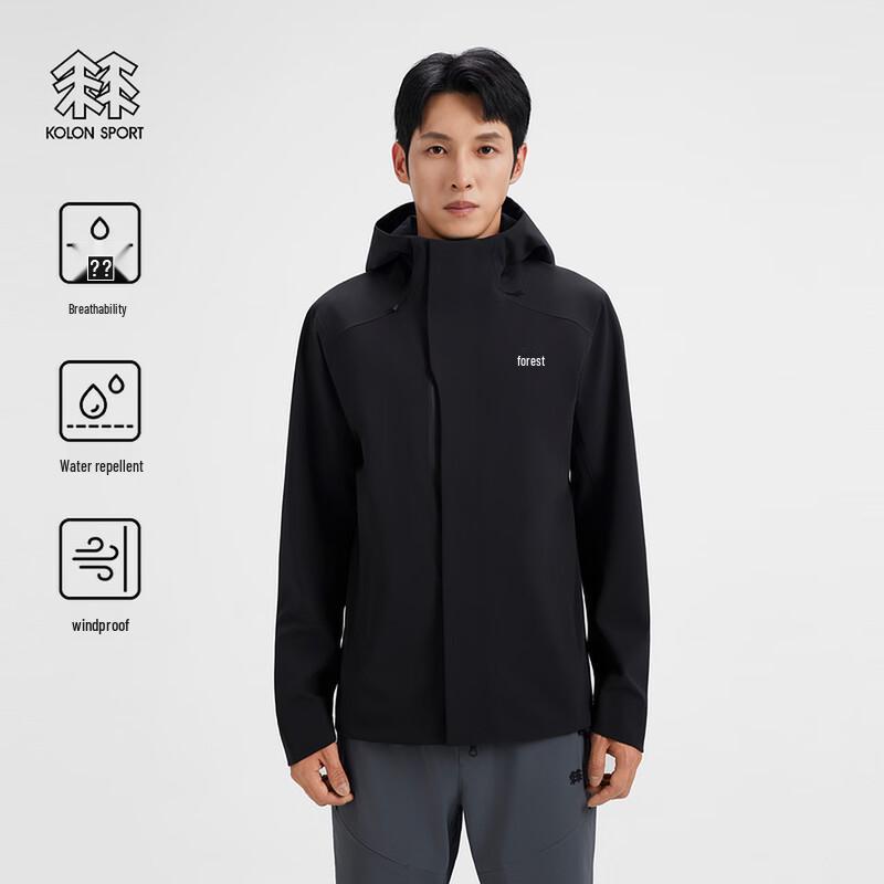 KOLON SPORT Men's Windproof Water-Repellent Softshell Jacket
