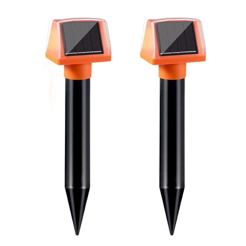 Solar Animal Repeller Outdoor Animal Control Spikes Solar Animal Repeller Animal Driver ABS Material for Garden and Yard