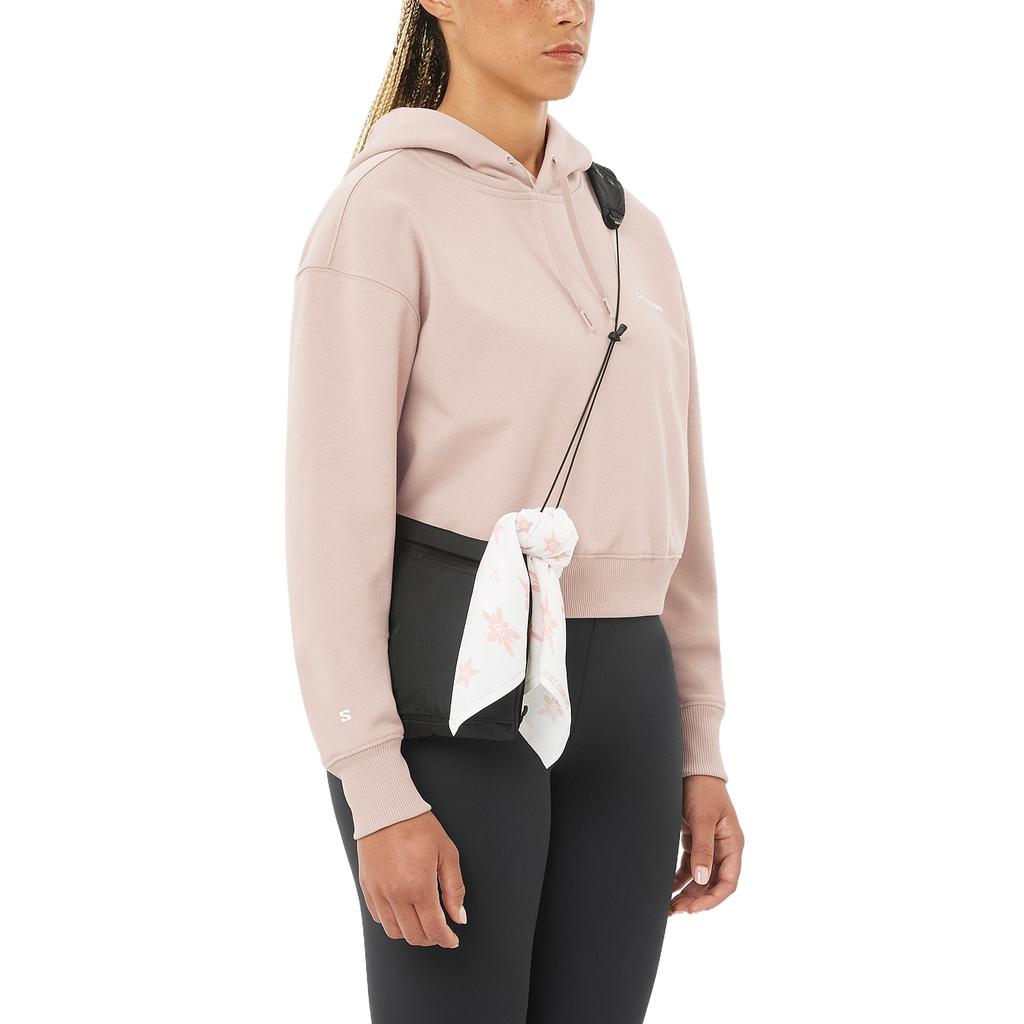 SALOMON Short Hoodie Solid Soft Skin-Friendly Fashion Sweatshirt Women Hoodies C26802