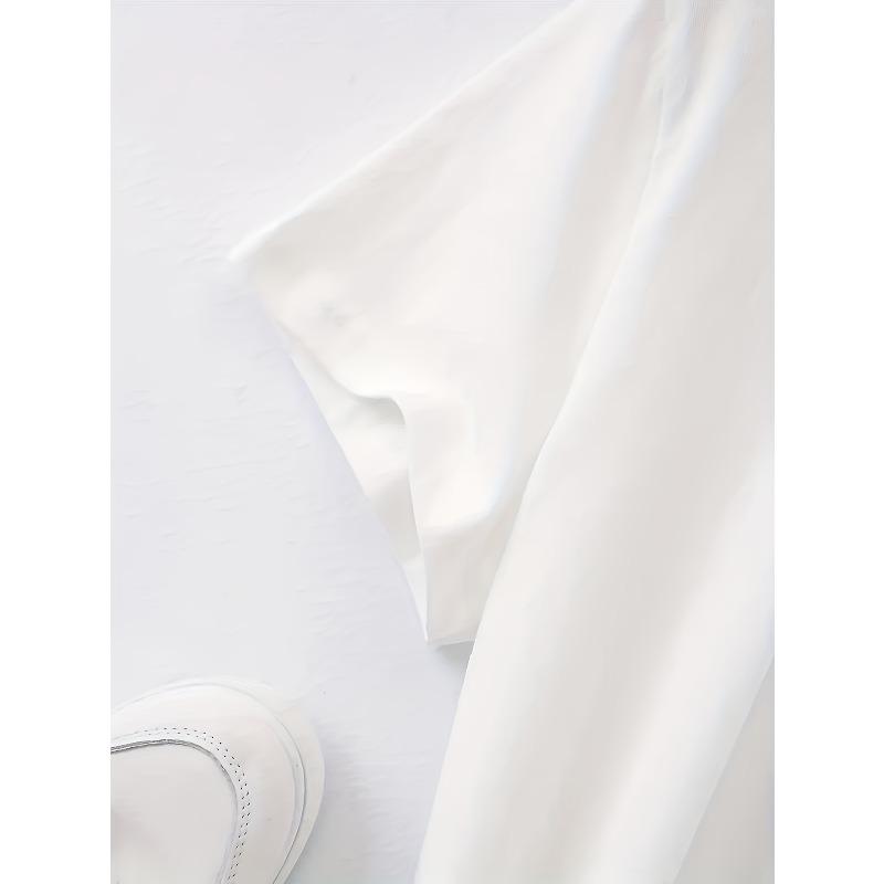 European Size Women'S Printed Short Sleeve T-Shirt, Casual Crew Neck, Animal Pattern, Small Elephant Design, Street Style, Regular Fit