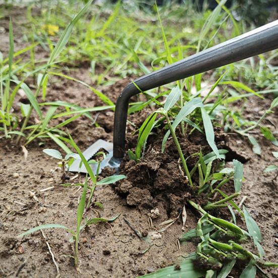 Weed Puller Tool Manganese Steel Uprooting Weeding Tool Garden Weed Remover with Long Handle for Vegetable Planting Weeding