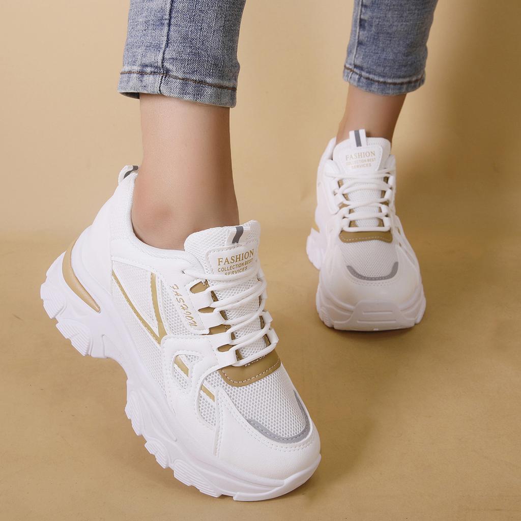 Fashion Women Sneakers 2025 Fashion Comfortable Vulcanized Shoes Women Summer Breathable Anti-slip Outdoor Sneakers Zapatos De Mujer