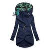 Women's Solid Color Zipper Hoodie Sweatshirt with Print - Long Sleeve Jacket, 2024 Edition