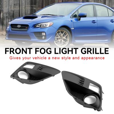 2 Stück Front-Nebelscheinwerfer-Abdeckung Blende Gitter Passend für Subaru WRX & STi 2015-2017