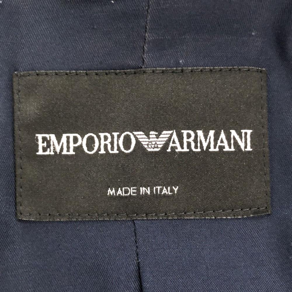 Emporio Armani Made In Italy Long Sleeve Tailored Jacket 36 Navy Women Used