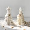 Wedding Dress Shape Silicone Molds for Handmade Scented Candle Soap Chocolate Wedding Home Decoration and Resin Casting