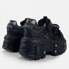 Vintage Distressed Punk Platform Shoes Y2K Streetwear Womens Fashion Round Toe Lace-up