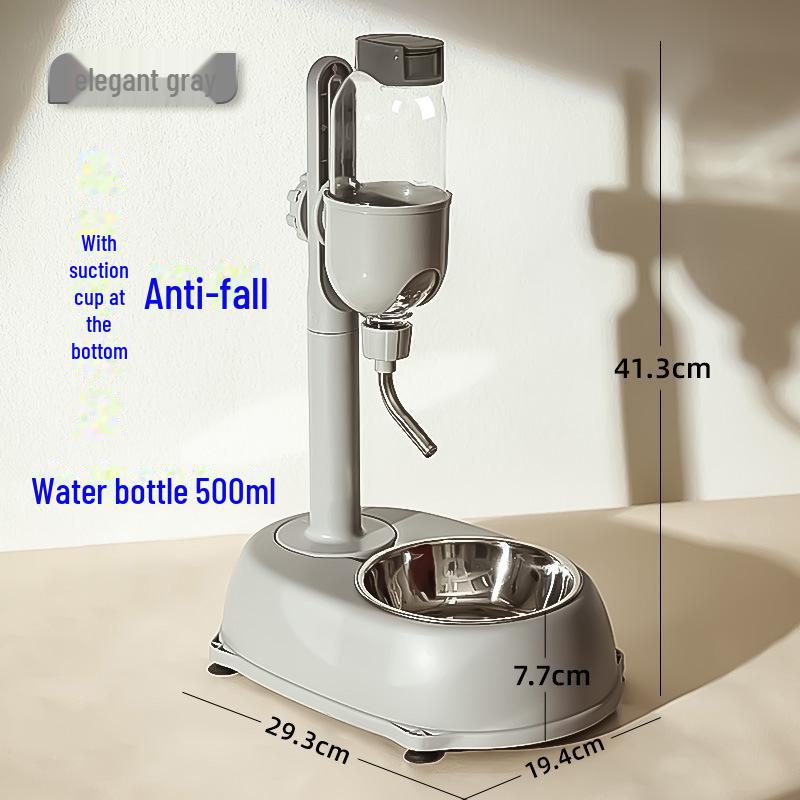 

Миска для воды с защитой от протекания, с присоской и тремя стальными шариками для кошек и собак