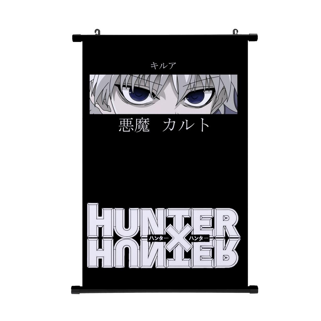 HUNTER X HUNTER Painting Scroll Poster Gon Freecss Killua Hisoka Home Decor Hanging Painting Boys Girls Scroll Poster