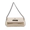 New Light Luxury Underarm Women's Bag Fashion Diamond Chain Shoulder Messenger Bag Folding Handbag