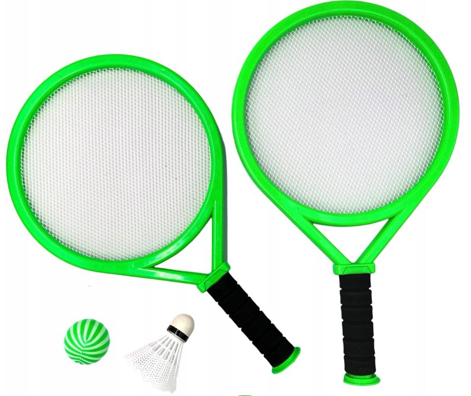 Badminton Tennis Set with Two Rackets, Shuttlecock and Ball