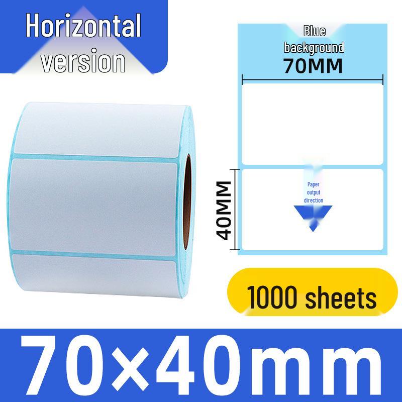 Durable 100x100 Self-Adhesive Thermal Label Paper for Supermarket Barcodes & Express Waybills
