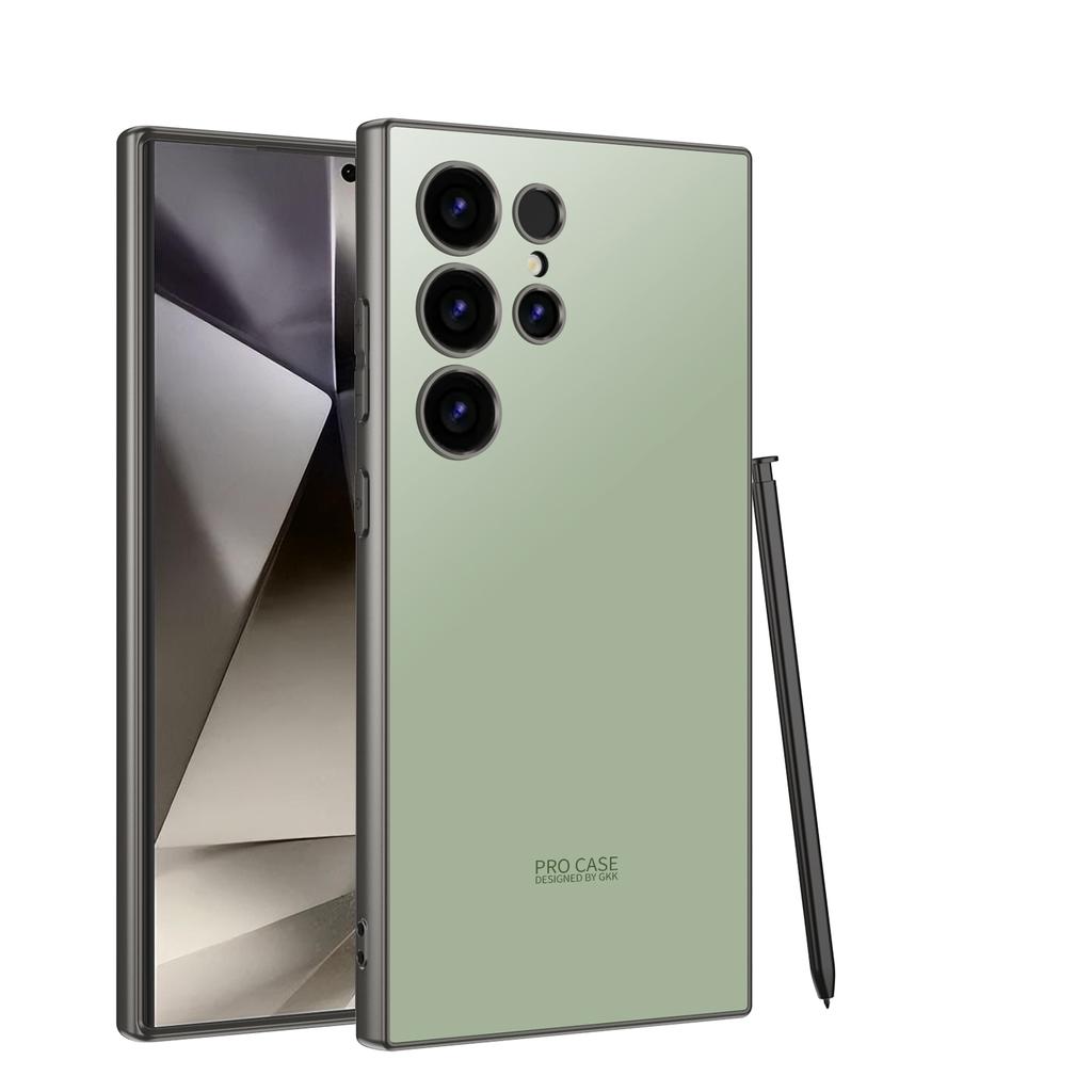 RENGZ-Originální, Jednobarevný, Kryt, Pro Samsung, Galaxy, S25, S24, S23, Ultra, Módní, S24Ultra, S25Ultra, Měkké okraje, Pouzdro