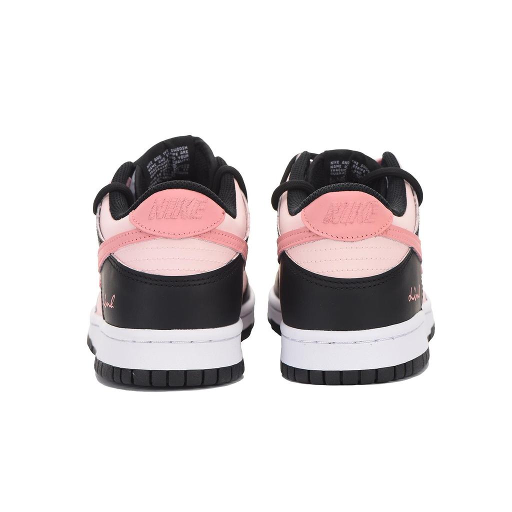Nike Dunk Low top Skateboard Shoes GS Black Pink CW1590-100(Team59-)