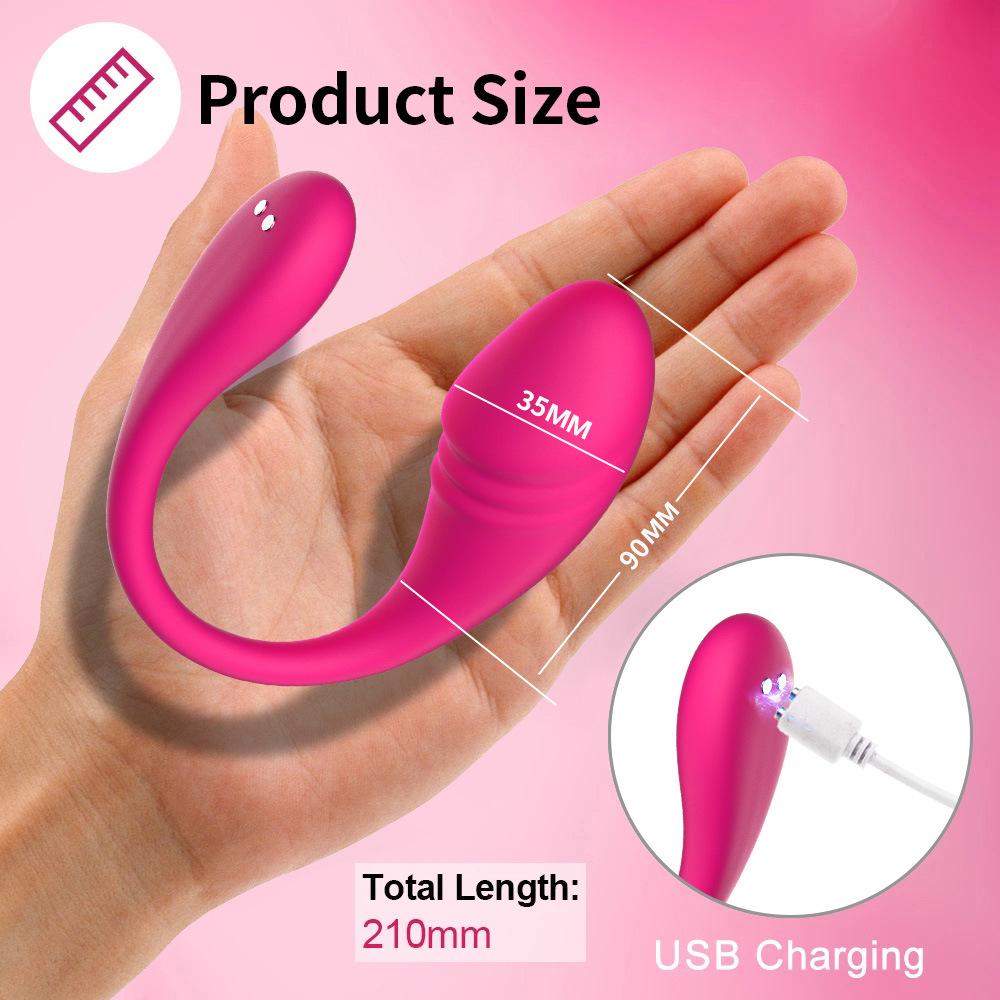Wireless Silicone Rabbit Vibrator with Remote - Wearable Intimate Toy for Women