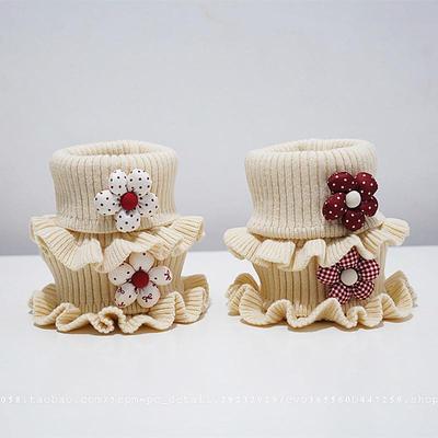 Herbst Winter Gestrickter Baby-Nackenschal: Winddichter Schal für Mädchen und Neugeborene
