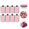 8 Pcs Rollers for Hair Volume Pear Blossom Curling Iron Curly Artifact Pink Man