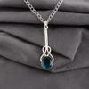 Apatite Handmade Silver Jewelry, 925 Sterling Silver Pendant, Handmade Beautiful Gemstone Jewelry, Apatite Pendant For Her