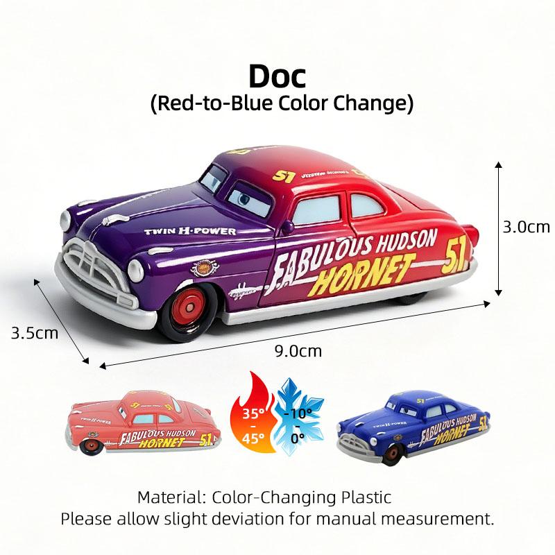 Cars Lightning McQueen Mater Sally Doc Hudson Chick Hicks Ramone Fillmore Diecast Alloy Toy Car Model For Kids Collection Gift