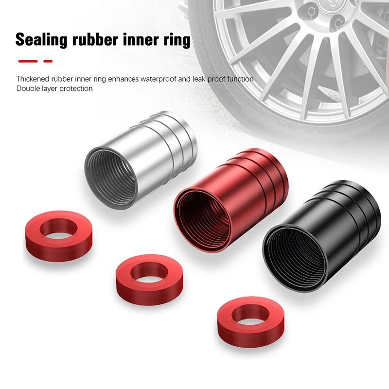 For Alfa Romeo 2026 Hot Sticker Aluminium Alloy 4pcs Car Tire Valve Cap For Alfa Romeo Giulia Stelvio Giulietta 156 159 147 Mito