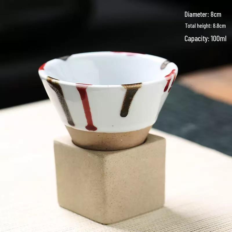 Japanese Retro Ceramic Latte Art Mug