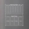 Multi-Use Dry Erase Board Calendar Anti-slip In Magnetic Calendar Board with Calendar Board Planner Reusable Magnetic Dry Erase