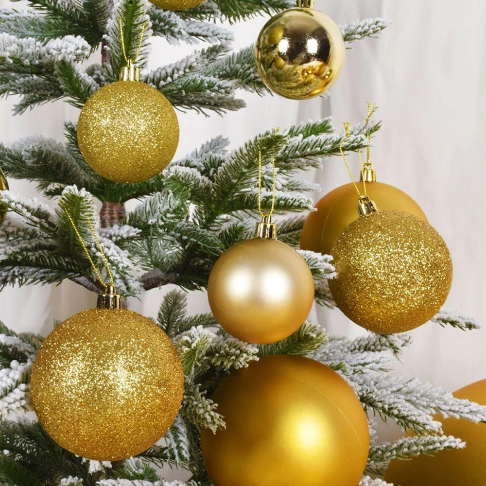 15CM Pearlescent Ball Pearlescent Hang Ball Decorations Holiday Decorations  Storefront