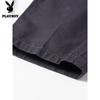 PLAYBOY Men's 100% Cotton Straight-Leg Casual Trousers