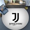 Custom Name Juventus2 Round Area Rug,Carpet Rug for Living Room Bedroom Sofa Playroom Decor,Non-slip Floor Mat