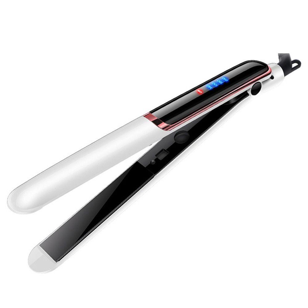 

Wet And Dry Use 2-in-1 Hair Straightener Negative Ions Hair Iron Hairstyle Design Hair Curler белый