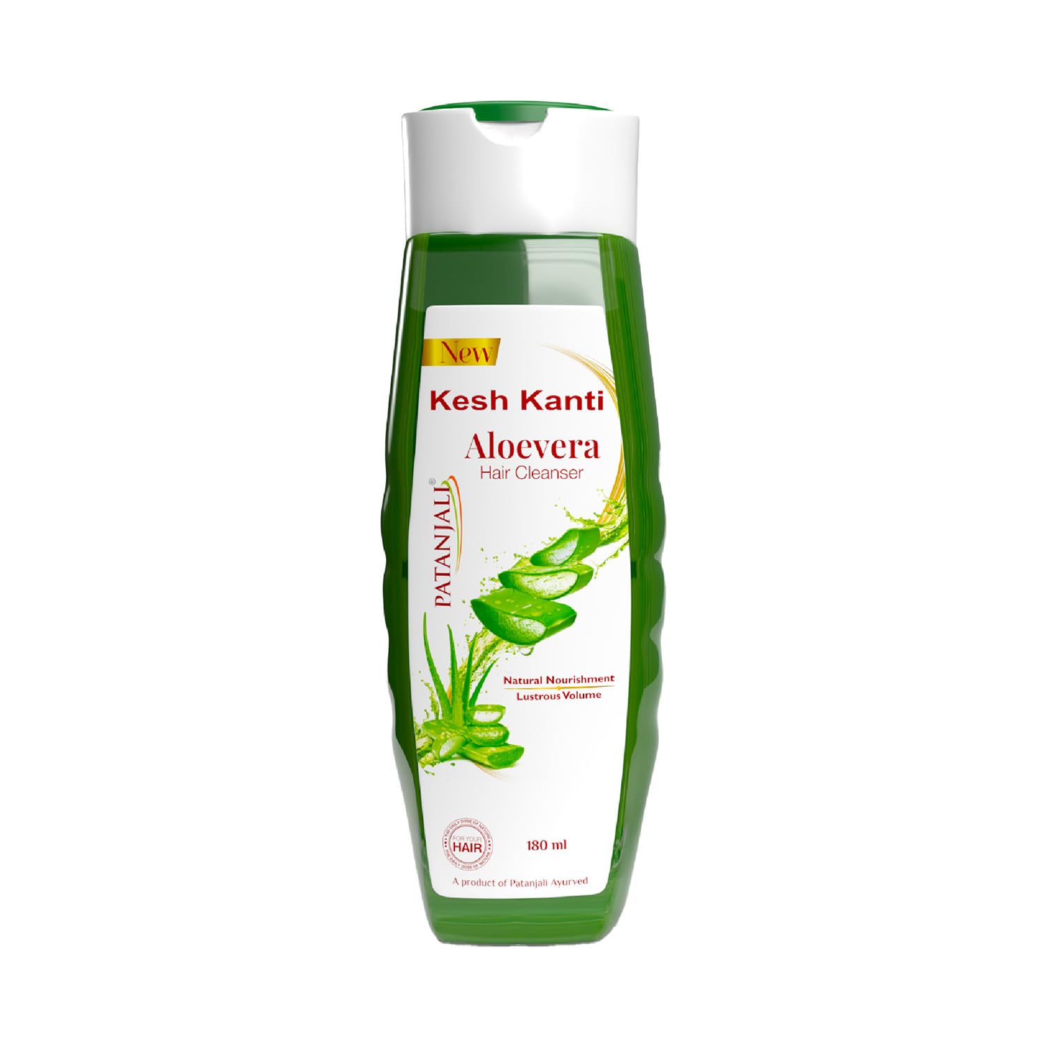 Patanjali Kesh Kanti Aloe Vera Hair Cleanser 180 Ml Herbal Nourishing Shampoo For All Hair Types Scalp Care