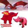 Red Dragon Plush Toy From Dungeons Dragons Perfect Gift For Fans!