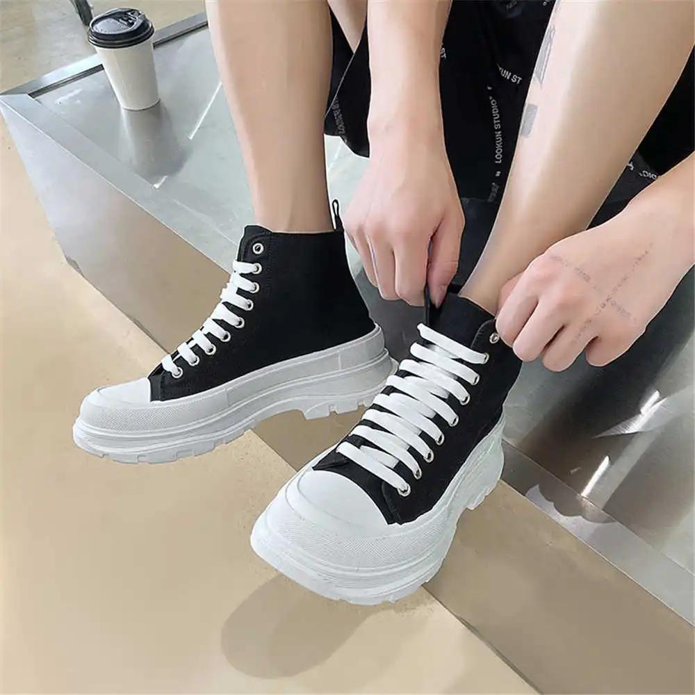 Fashion Plateforme Thick Heeled Colorful Men's Sneakers Woven High Tech Mens Skate Shoes Sport Importers Daily High-end Vintage