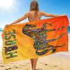 1Pc Colorful Horse Artwork Beach Towel, Quick Dry, Multi-Use for Beach Pool Gym Yoga Home Travel, Christmas, Halloween, Xmas Gift S929445