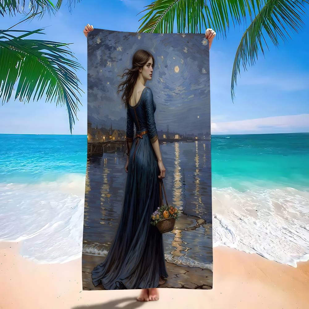 

John William Waterhouse Anime Beach Swimming Towel Soft Absorbent Washcloth Children s Gifts For Kids Travel Camping Gym W40*H60(CM)