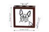 Boston Terrier, American Gentleman – Pen holder with a dog, desk organizer with a print | Art-Dog