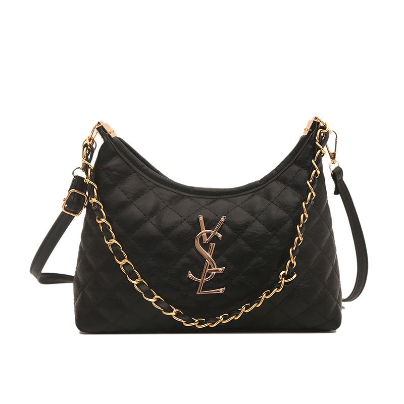 Xiaoxiangfeng rhombus chain underarm bag women s spring and summer new versatile commuter stray bag fashionable shoulder bag