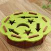 Stimulates Curiosity Felt Puzzle Toy Cats Chew Resistant Durable With Multiple Holes And 2 Bells Ball