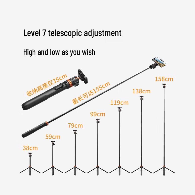 

Universal Selfie Stick Tripod for DJI & Insta360 Cameras (CN version)