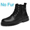 New Winter Men Boots Fashion Thick Bottom High Top Casual Boots Luxury British Style Trendy Boots Black Leather Men Formal Boots
