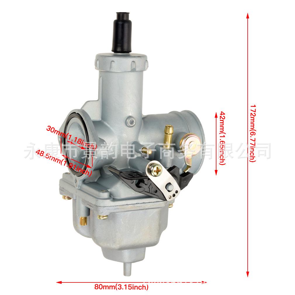 30mm PZ30 Vergaser für 175-250CC Geländemotorrad, ATV und Dune Buggy