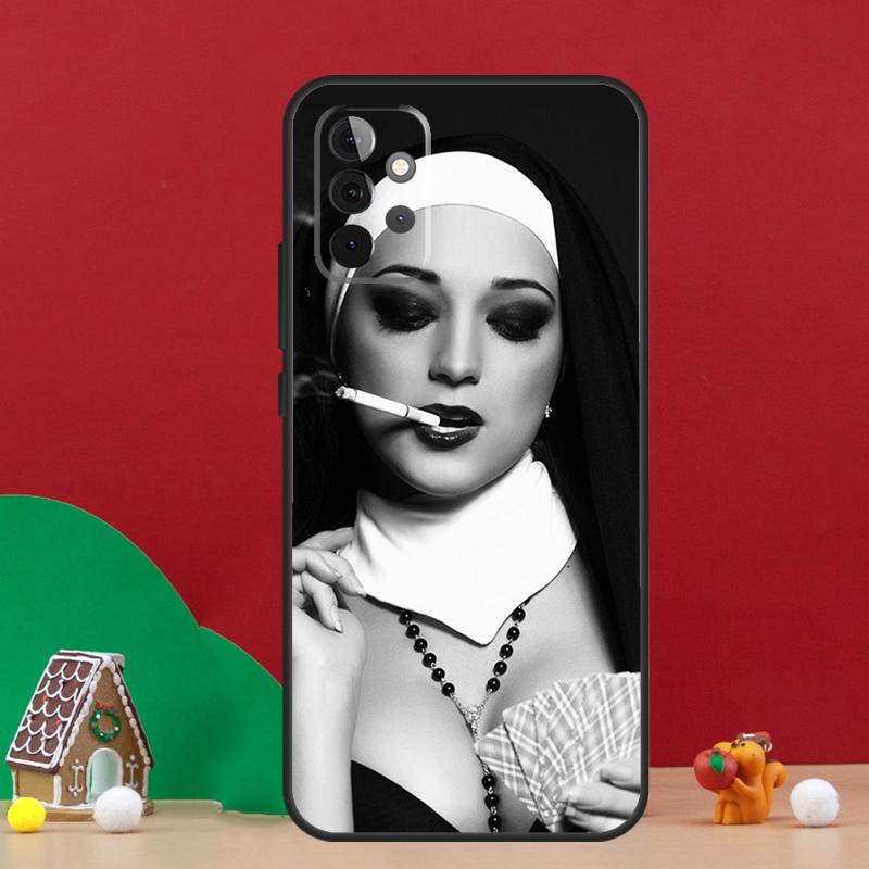 

Jesus Nun Sister Case For Samsung Galaxy A55 A52 A32 A12 A33 A06 A16 A26 A36 A56 A15 A53 A13 A34 A54 A14 A17 Samsung A52S 5G