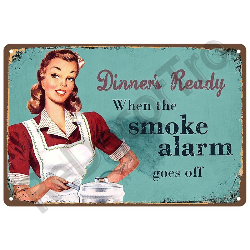 Retro Tin Signs Wall Art Bathroom Room Home Decor Items Vintage Metal Signs Accessories Luxury Decoration Poster Bar Accessories