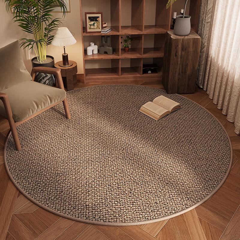 Round Anti-Slip Floor Mat for Office & Home Chairs