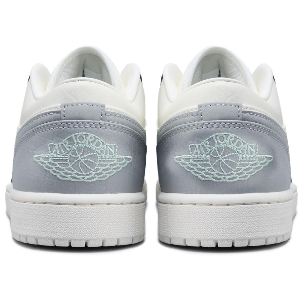 Air Jordan 1 Low Mens Sail Light Smoke Grey Mint Foam Off Noir IO2242-101