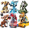 Toys Transformers Deformation Robot Optimus Bumblebee Grimlock Figures Action