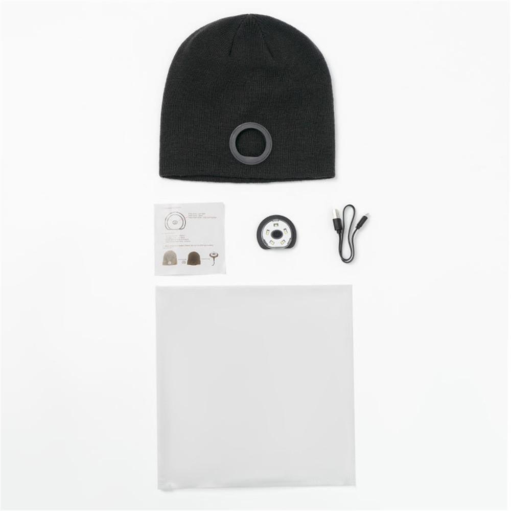 Summer Lantern Cap for men and Women LED Night Running Light Warning Light Knitted Cap