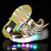 Charging Wings Runaway Shoes Double Wheels Boys and Girls Wheels Shoes Luminous Light Shoes